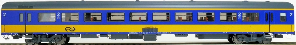 Exact-Train EX11165 - H0 - Personenwagen ICR mit Figuren, NS, Ep. IV - Wagen 1